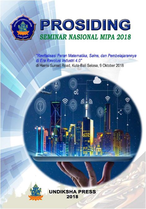 					View Vol. 8 (2018): PROSIDING SEMINAR NASIONAL MIPA UNDIKSHA 2018
				